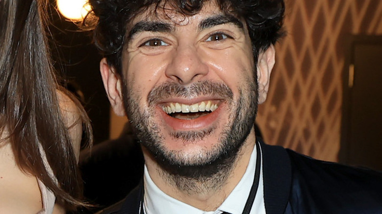 Tony Khan smiling