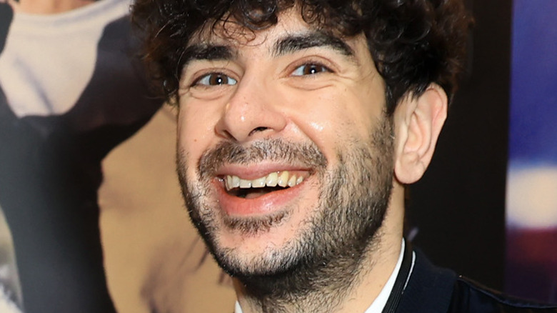 Tony Khan smiling