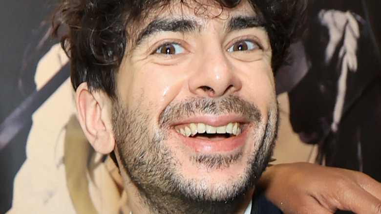 Tony Khan smiling