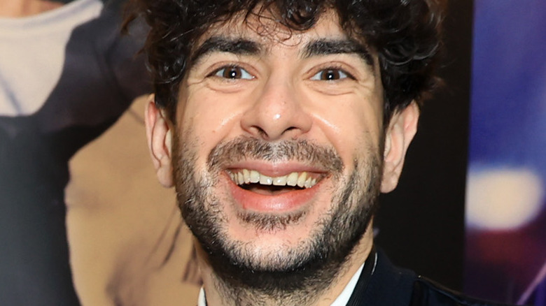 Tony Khan smiling