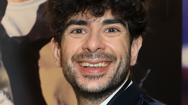 Tony Khan smiling