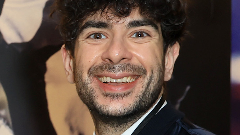 Tony Khan smiling