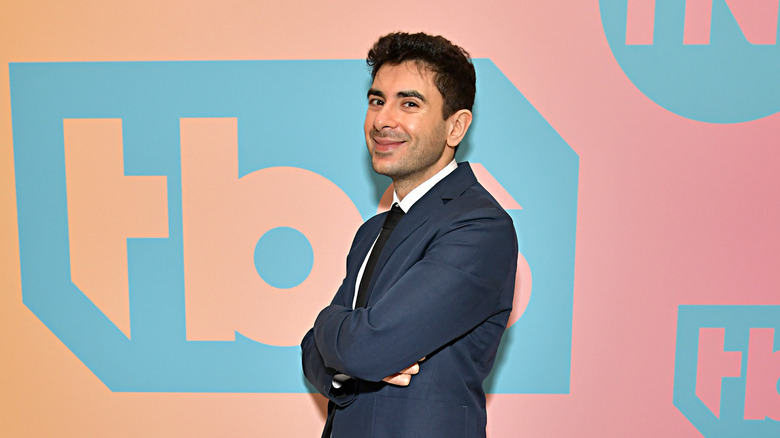 Tony Khan smiling