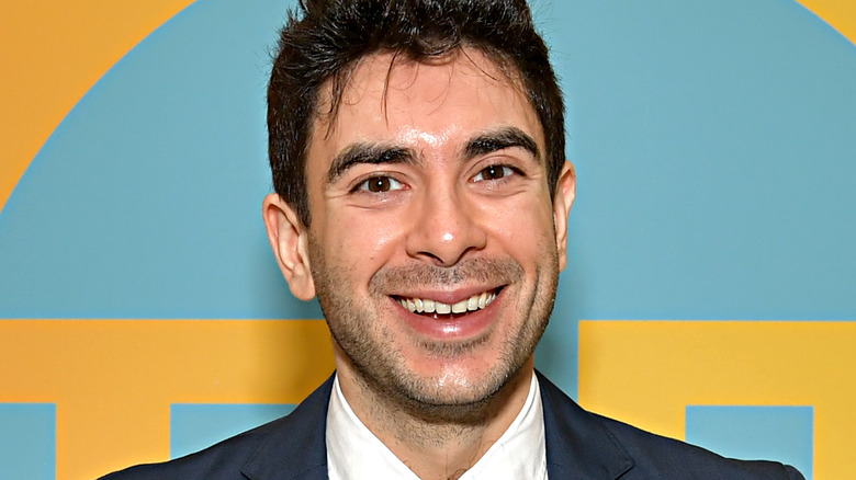 Tony Khan smiling 