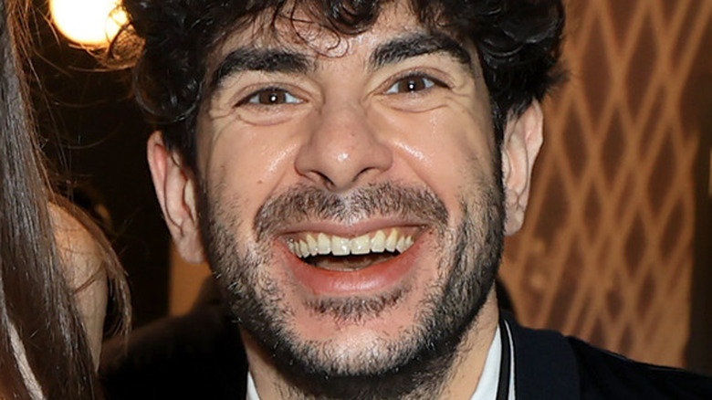 Tony Khan smiling