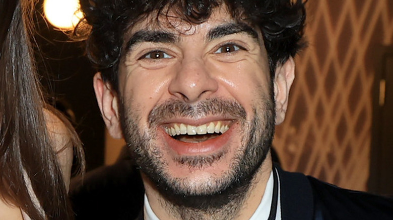 Tony Khan smiling