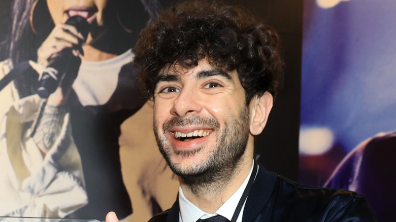 Tony Khan smiling