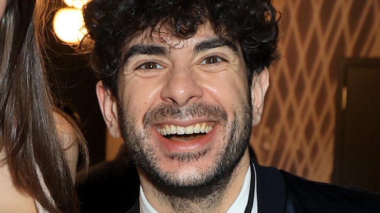 Tony Khan smiling