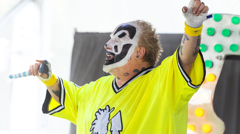 Violent J of Insane Clown Posse performs during the 2025 Lyrical Lemonade Summer Smash at SeatGeek Stadium on June 22, 2025 in Bridgeview, Illinois.