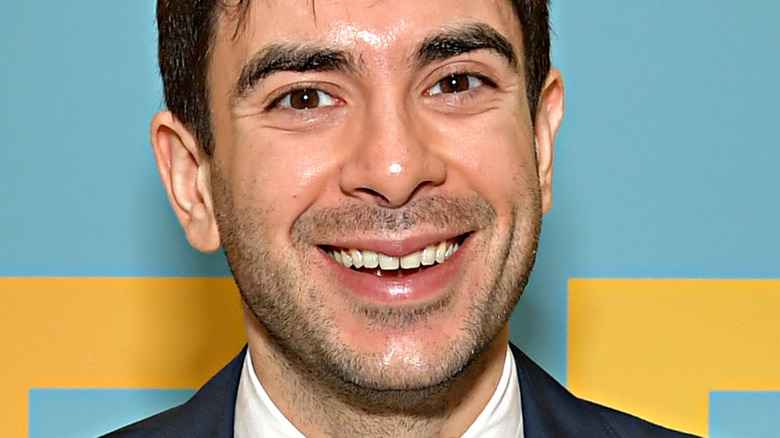 Tony Khan smiling