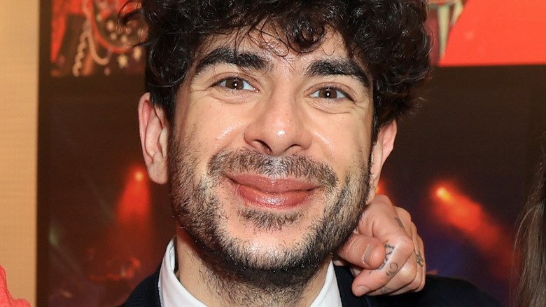 Tony Khan smiling