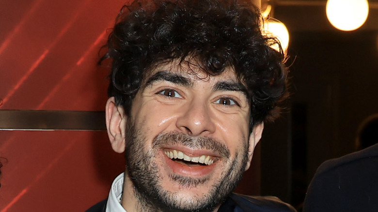 Tony Khan smiling