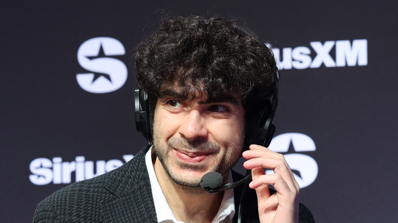 Tony Khan smiling