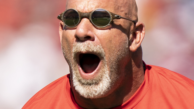 Bill Goldberg At A Georgia Bulldogs Game In 2019