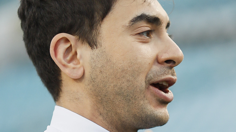 Tony Khan smiling