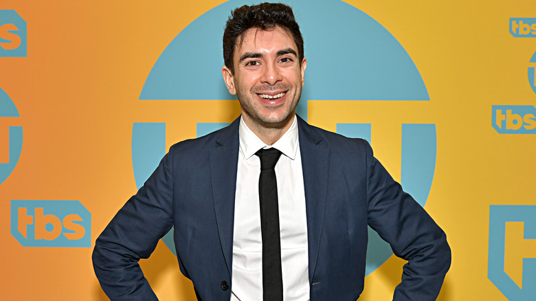 Tony Khan smiling