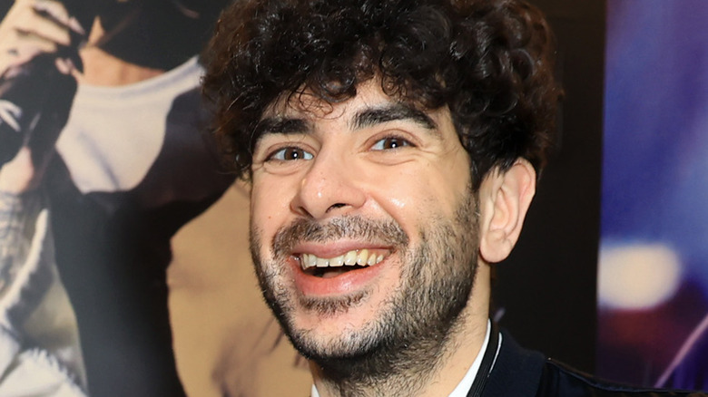 Tony Khan smiling