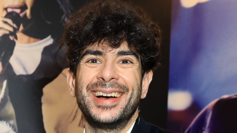 Tony Khan smiling