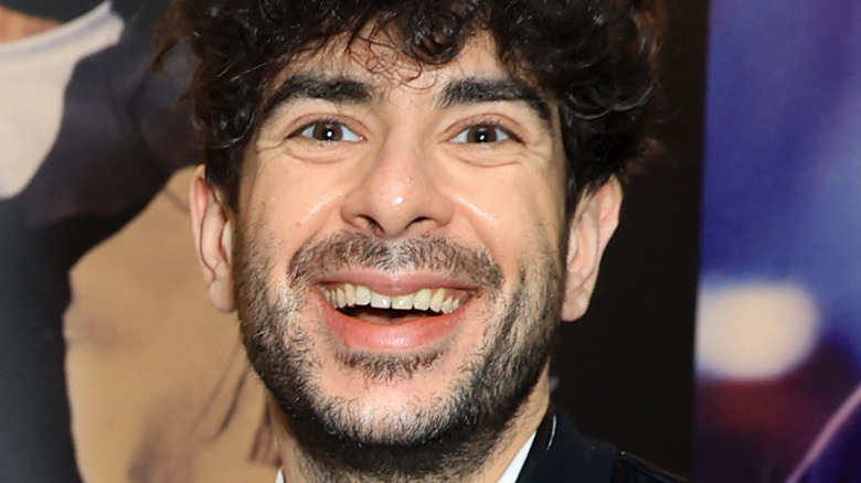 Tony Khan smiling