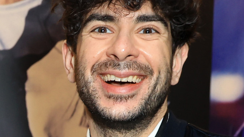 Tony Khan smiling