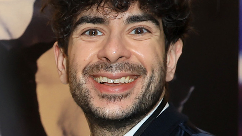 Tony Khan smiling