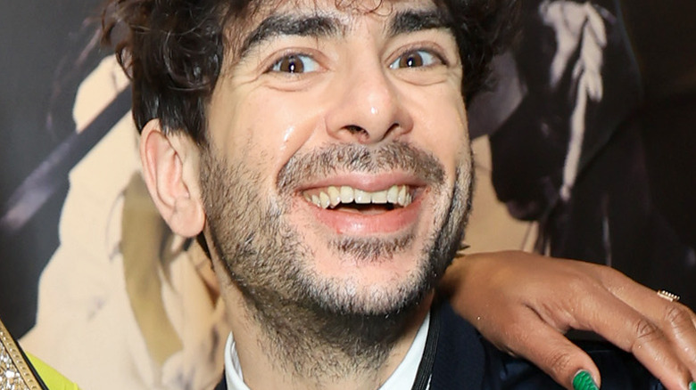 Tony Khan smiling