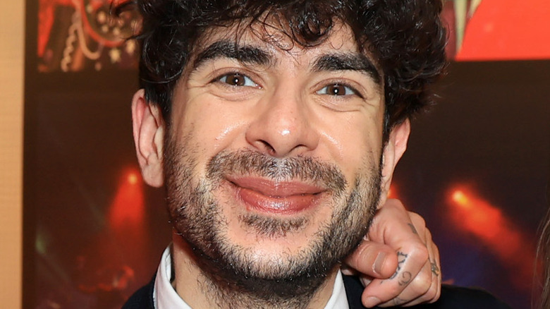 Tony Khan smiling