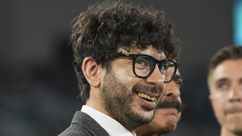 Tony Khan smiling