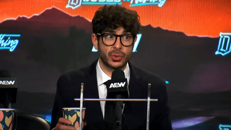 Tony Khan talking