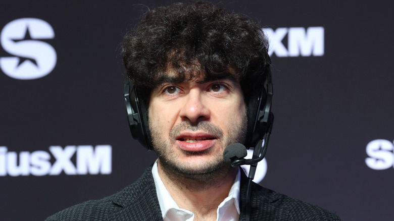 Tony Khan on the headset