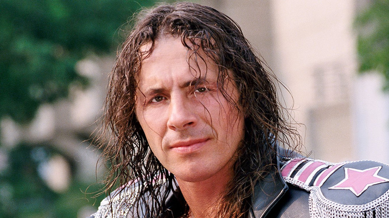 Bret Hart posing