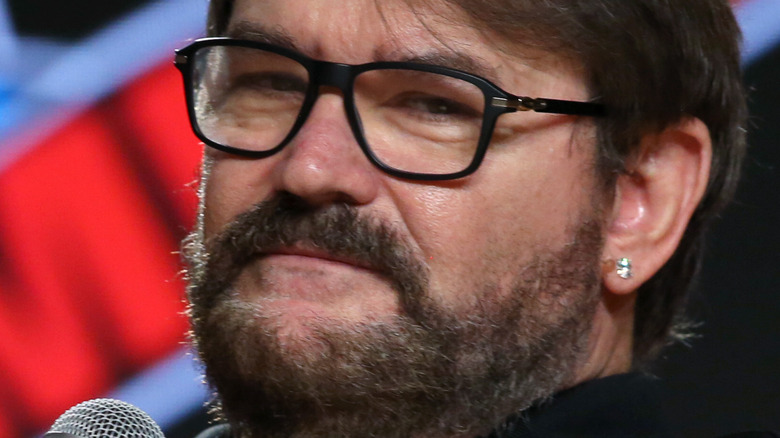 Tony Schiavone Talks At An AEW Promotional Event