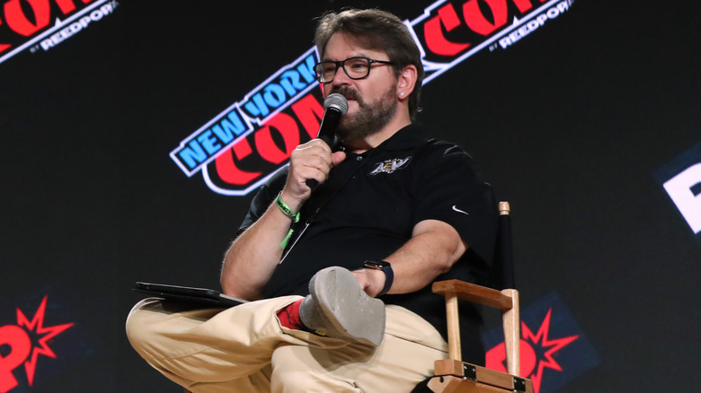 AEW commentator Tony Schiavone at New York Comic-Con