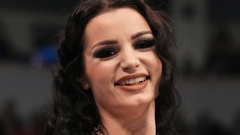 Saraya smiling