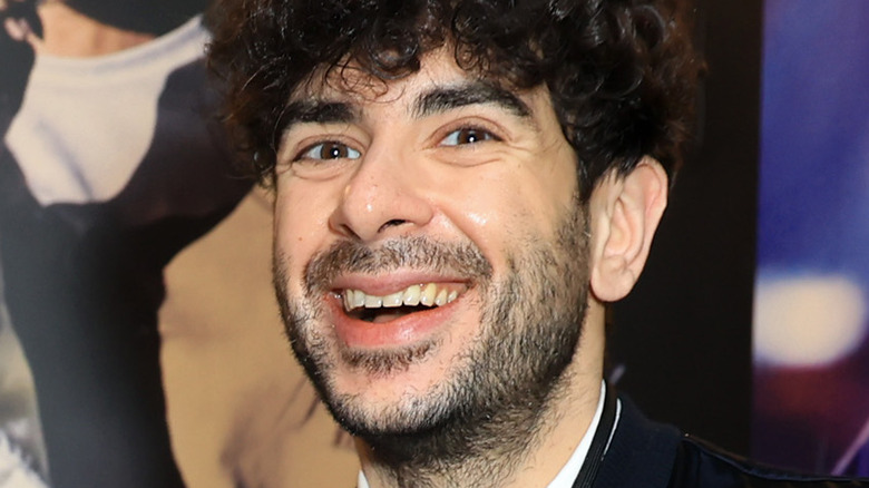 Tony Khan smiling