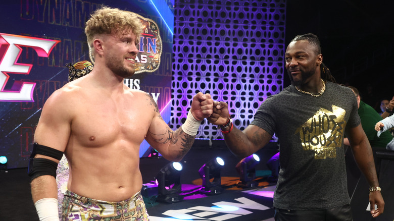 Will Ospreay and Swerve Strickland on 