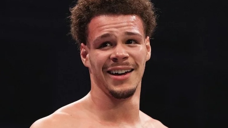 Dante Martin Before A Match On AEW Television