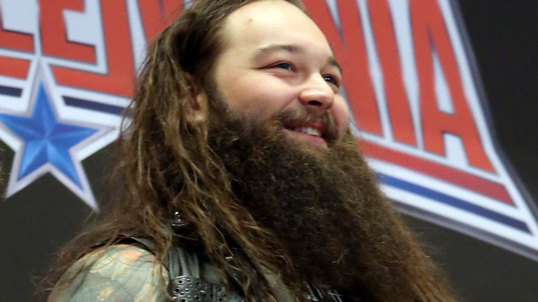 Bray Wyatt is smiling