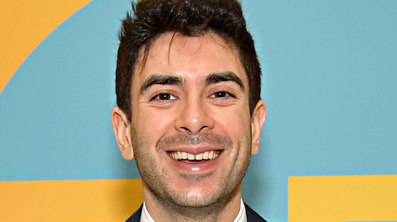 Tony Khan smiling