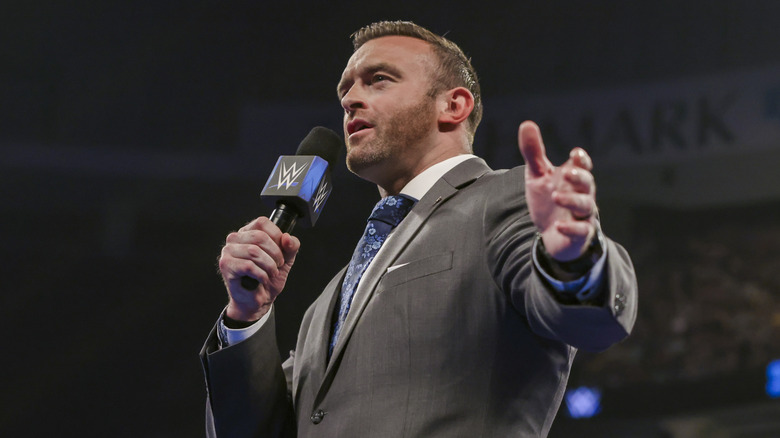 SmackDown General Manager, Nick Aldis announces the CCO of WWE, Paul 