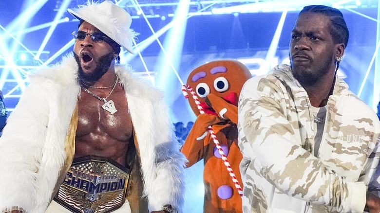 Tric Williams and Lil Yachty on WWE SmackDown