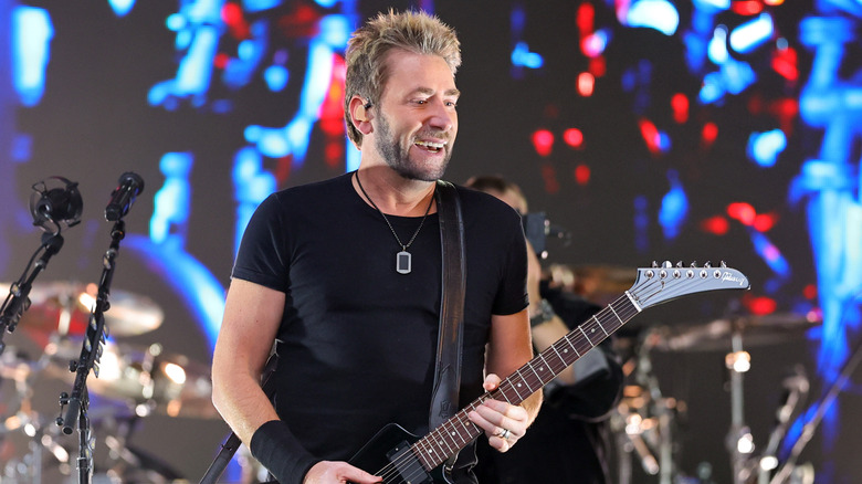 Chad Kroeger of Nickelback performs at the Festival Street Music Stage during the 2023 Toronto International Film Festival on September 08, 2023 in Toronto, Ontario.