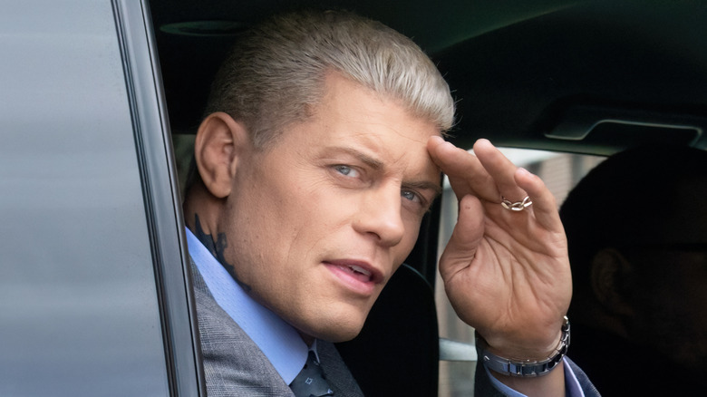 Cody Rhodes giving a salute