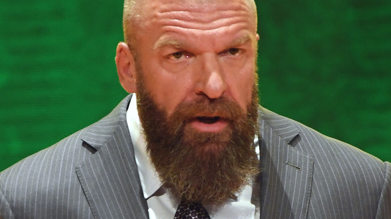 Triple H speaking