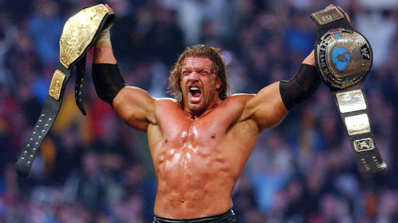 Triple H wins at WrestleMania 18