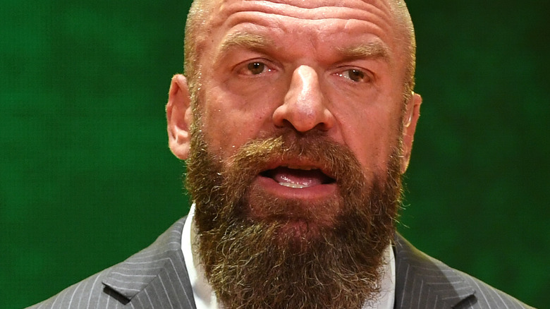 Triple H talking 