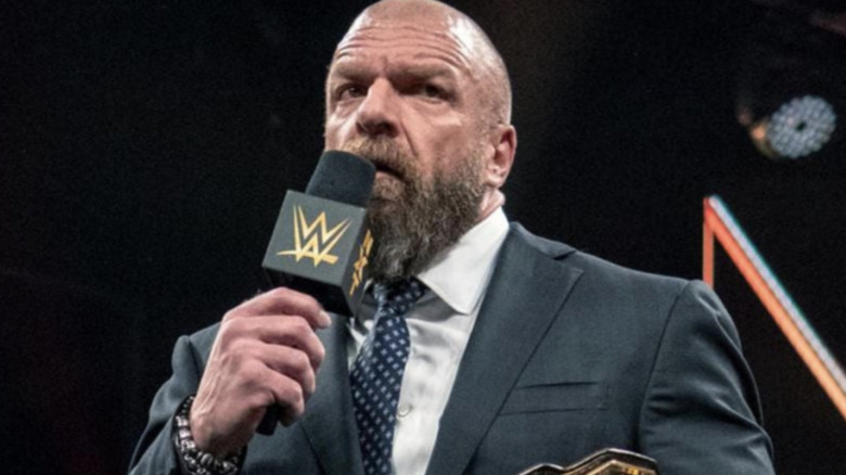 Triple H holds the NXT Championship
