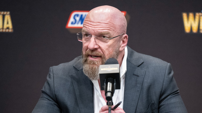 Triple H at WrestleMania 41 post-show press conference