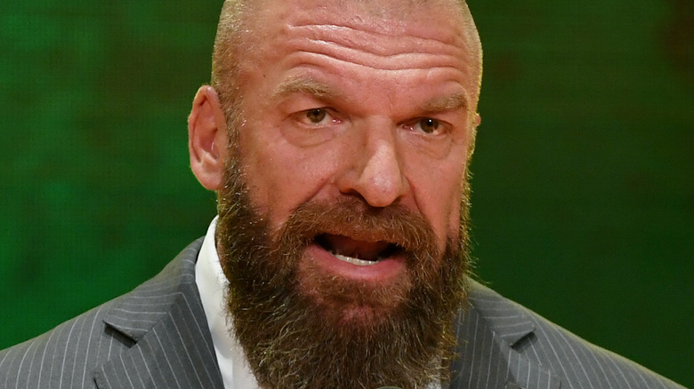 Triple H talking