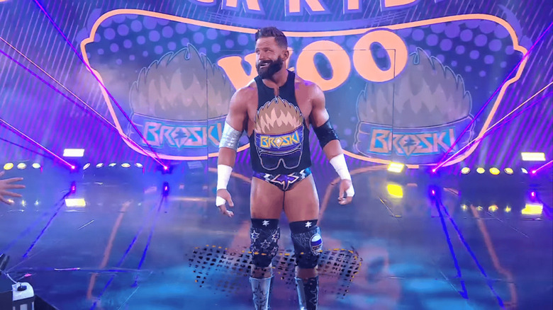 Zack Ryder making his entrance on WWE SmackDown